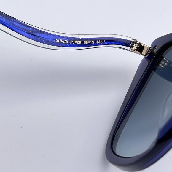 NEW JIMMY CHOO SUVI/S PJP08 Dark Blue Gradient Women Sunglasses - Picture 11 of 11